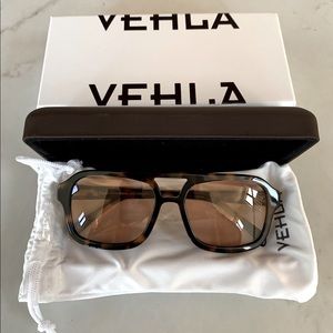 Vehla Eyewear Dixie shades in Choc Tort/Cinnamon